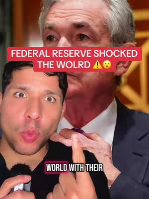 The cover image is a selfie-style shot with two men. The background features a man in a suit and tie, partially visible from the shoulders up; the man in the foreground is wearing a black shirt, holding a microphone and gesturing. Text overlays are present in red and black rectangles. The overall composition is a blend of two people against a blurred backdrop. The color palette includes shades of black, red, and dark neutrals, with the lighting appearing to be professional.