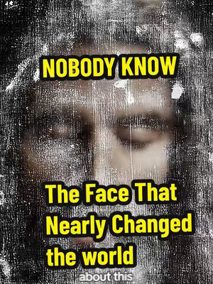 The cover image features a partially visible, sepia-toned image reminiscent of the Shroud of Turin, centered in the frame. Superimposed over the image are yellow text boxes with black outlines, conveying the message of the video.
