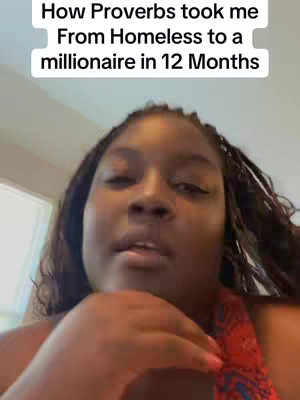 A selfie-style video cover with a woman centered against a neutral background. She is looking slightly off-camera, with a text overlay at the top. The woman is wearing a top with a patterned design.