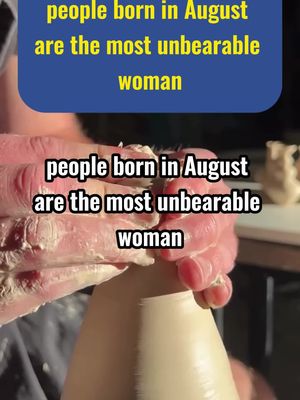 The cover image shows hands working with wet clay on a pottery wheel. There is text overlayed on top of the image over two layers.