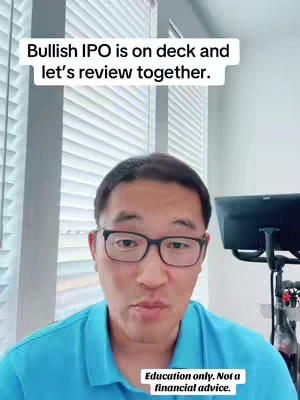 A man with glasses wearing a blue shirt is in front of white blinds. Text overlays state the video topic and disclaimers at the bottom.