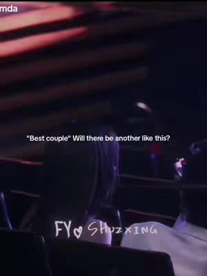 The cover image shows a dimly lit interior, possibly a theater or event space, with a portion of a stage visible in the upper section. The main focus is on a figure facing away from the viewer, partially obscured by shadows. Text overlays are present, including quotes and what appears to be a signature at the bottom. The overall composition gives off a vibe of mystery.