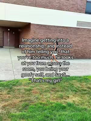 The cover image is a medium shot taken outdoors. In the foreground, green grass covers the bottom of the frame. Behind the grass, a concrete walkway leads into the background. A reddish-brown brick building with a white top stands on the right side of the frame. A gray building with a walkway leading to a door is on the left side. A person is walking away from the camera on the walkway. Text is overlaid on the image.