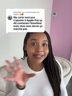 A woman with long braids is shown from the chest up, gesturing with one hand while speaking. A comment bubble with text is superimposed on the image.