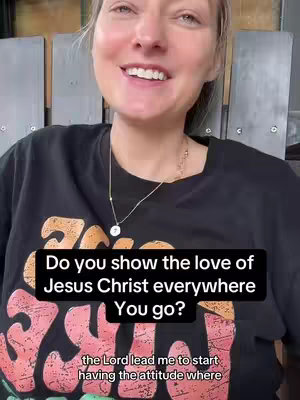 The cover image features a woman smiling and looking up slightly, with text overlays at the bottom and in the middle. She has blonde hair and is wearing a black t-shirt. Behind her are some vertical, wooden, slatted elements, suggesting an outdoor or semi-outdoor setting.