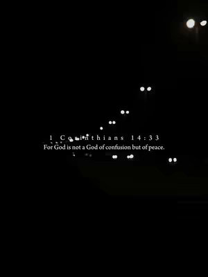 The cover image is a starkly contrasting graphic, primarily black, with a few white elements. At the bottom center, white text displays a biblical quote. Scattered around the text are small white dots arranged in an asymmetrical pattern that resembles lights or stars in the dark. The overall composition is minimal and emphasizes the text.