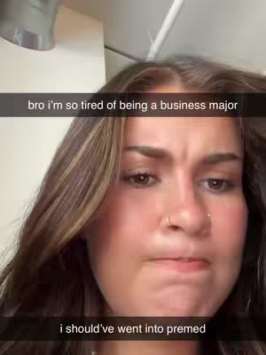 The cover image shows a close-up of a young woman's face, seemingly a selfie. She has light brown hair with highlights, and is looking at the camera with a concerned expression and pursed lips suggesting she may be deep in thought or emotional distress. There is a nose ring and a light background.