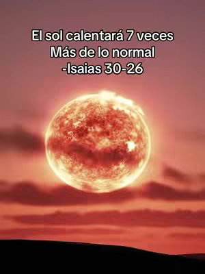 A vibrant image of a large, fiery sun dominating the sky. The sun is the focal point, radiating intense light and color, with a blend of red and orange hues. Beneath the sun, the horizon is marked by blurred dark lines representing ground level or other landscape elements. The overall ambiance is one of heat and intensity, enhanced by the text overlay.