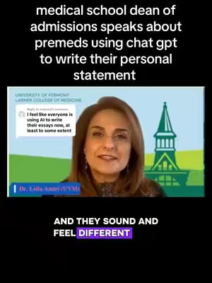 A video cover features a woman speaking into the camera. Text overlays include the video title, and a quote bubble from a user's comment. The background includes the logo of the University of Vermont Larner College of Medicine. At the bottom are the words, 'AND THEY SOUND AND FEEL DIFFERENT' in white text with a purple box around 'DIFFERENT'.