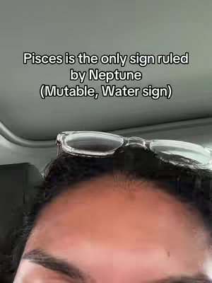 The cover image presents a close-up shot of a person's forehead, with eyeglasses perched atop their dark hair. Text overlay indicates a person is in a car.