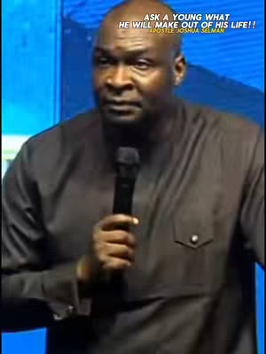 The cover image shows Apostle Joshua Selman speaking into a microphone against a blurred blue background. The upper-left corner contains overlay text in a white font.