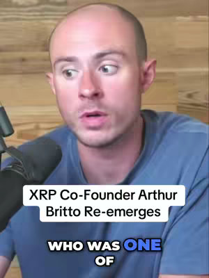 A close-up shot features a man with short brown hair and a bald spot, looking slightly to the side with a surprised expression. The upper portion of his face is in focus, capturing his eyes and eyebrows. In the bottom center, there are text boxes in a box shape with text. The background appears to be a neutral hue, perhaps from a room.