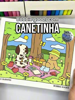 The cover image showcases a children's drawing of a picnic scene and the text overlay that has been painted with marker.