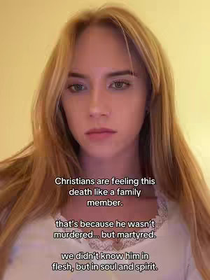 The cover image features a young woman with long blonde hair, centered in the frame. She is wearing a white top with lace detailing. The background is a soft, neutral color. Text overlays the image in white font.