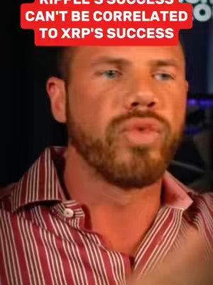 A medium shot features a man with a red and white striped shirt and a beard. A red banner with white text is overlaid at the top, and the background is indistinct.