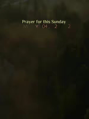 The image shows a blurry, dark green and brown background, with text overlaid in the upper center. The text is light yellow in color.
