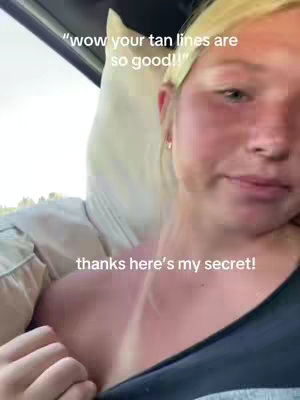 The cover image shows a close-up of a person seated in a car, with light skin and blonde hair. Text overlays are placed at the top and bottom. The person is looking at the camera. The lighting is natural, suggesting an outdoor environment, and the background includes a car seat and window.