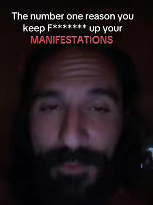 The cover image shows a close-up of a man's face against a dark background. Text overlays appear at the top, in white and red, indicating the video's title. The man has a dark beard, dark hair, and is looking down with a contemplative expression. The lighting appears to be dim, creating a sense of intimacy.