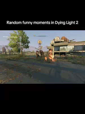 The cover image displays a scene from a video game. It features a grassy area with a building on the right side. In the center, there are several figures with animated flames nearby. The top of the image has a text overlay.