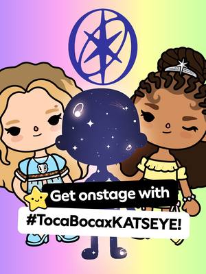 An animated image featuring three cartoon characters against a gradient background. Two characters appear on the left and right with the silhouette of a third in the middle, possibly representing space. A caption sits in a rectangular box with a star icon.