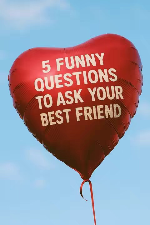 A red, heart-shaped balloon floats against a clear blue sky. The balloon has white text overlayed on it. The balloon is the main focus of the image, taking up a significant portion of the frame. The background is a clear, light blue sky.