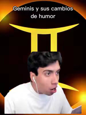 The cover image features a man with a surprised expression against a backdrop with a Gemini symbol. Above the man, text states the video's theme. The background showcases a gradient.