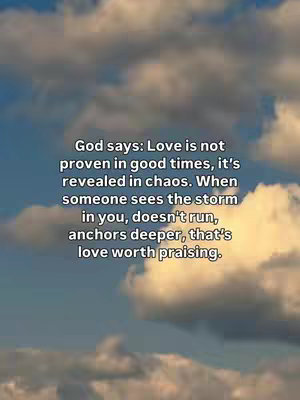A serene image of a cloudy sky with text overlayed. The sky is a gradient of blues and whites, suggesting a sunny day. The text is centered and offers a quote about love and relationships.