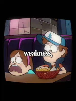 The image features a scene from the animated show 'Gravity Falls', with two characters, Dipper (male) and Mabel (female), sitting in a booth. Text overlay appears across the image.