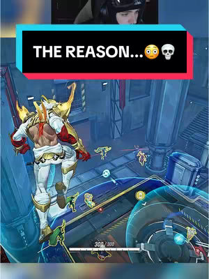 The cover image shows a split-screen. The upper portion displays a person in a headset, presumably the creator, looking down. The bottom part showcases a video game scene with a muscular character in Iron Fist-like attire mid-action in a futuristic setting, with action indicators and game interface elements visible.