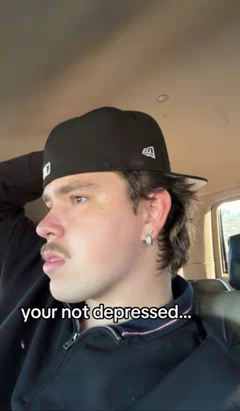 The cover image shows a young man in a car, angled from the side, with text overlayed at the bottom.