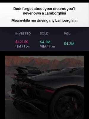The image is split into two main sections. The top section features text overlaid against a dark background, with a white background that appears to be a title with stats below. The bottom section shows a stylish black car.