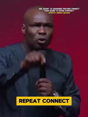 The cover photo shows Apostle Joshua Selman speaking on a stage with a red background. Text is overlaid on the image, highlighting key points about answered prayers.