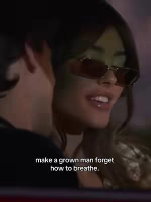 The cover image captures a woman in a car, engaging intimately with someone out of frame. She is wearing sunglasses, and the overall lighting suggests a nighttime setting. Text appears at the bottom, offering a provocative statement.