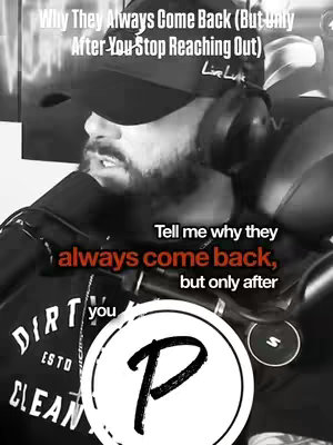 A black and white image shows a man speaking into a microphone, with text overlays. The man is wearing a black cap and headphones. The background is blurred.