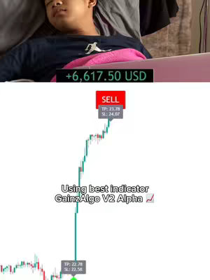 The cover image is split into two sections. The top section shows a person sleeping. The bottom section displays a trading chart with green and red lines, indicating market movements.  Information boxes are overlaid on the chart indicating 'SELL' and price points.