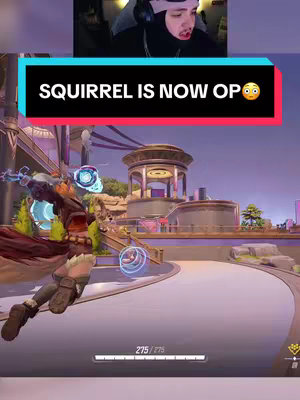 The cover image is a vertical screenshot of a video game with a player character mid-action, overlayed on a split screen with an individual looking at the game. The individual is in the upper-right panel with a black cap and a mic.