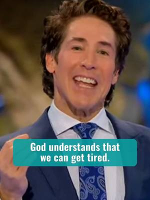 The cover image presents Joel Osteen, smiling and looking towards the left. He has short, dark, wavy hair and is wearing a suit and tie. A teal banner in the lower part of the cover has some text over it. The background is a blurred, out-of-focus indoor setting.