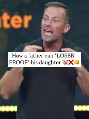 A man is in the center of the frame, gesturing with both hands wide open as if to explain something. Visible on top of his speech is some text over a white background and emojis.