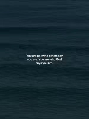 A serene, abstract image with a dark teal background that resembles rippling water. Centered within the frame, white text provides a religious quote, overlaid on the water-like texture.