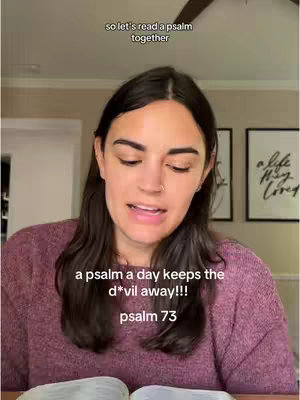 The cover image shows a woman with dark hair and a pink sweater in a well-lit room. The woman is looking down as if she is reading a book. Additional text is added to the image.