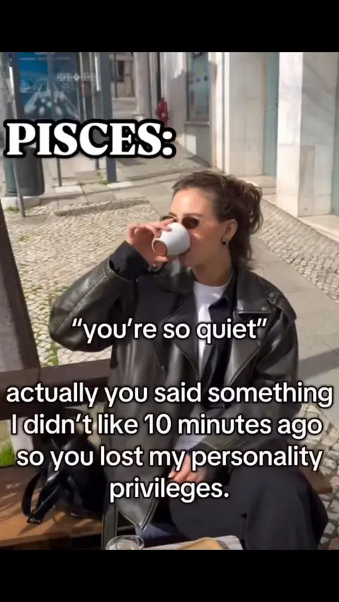 The cover image features a woman outdoors, seated and drinking from a cup. The setting appears to be a sunny day with stone architecture in the background. Text overlays are prominently displayed, creating a layered composition.