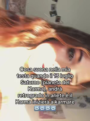 The cover image shows a close-up of a person's face, angled from above. The person has long brown hair, and their face fills the frame. Text overlayed at the center of the image provides the video's hook in italian.