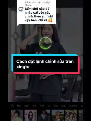 The cover image shows a vertical mobile screen grab. The main subject is a woman with long dark hair, centered in the frame. She is wearing a black t-shirt and her right hand is raised near her head. Overlaying the image are a comment and a text block. The comment is a speech bubble layout, and the text block is a rectangle that houses white text on a red background.