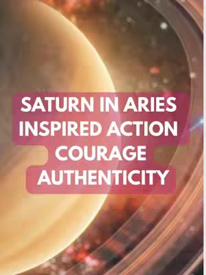 The cover image features a colorful depiction of Saturn and its rings, overlaid with text in a pink box. The background appears to be a nebula or space scene, suggesting a cosmic theme. Overall, the image is designed to attract attention by combining astronomical imagery with bold text.