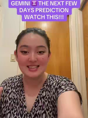 The cover image features a smiling woman with dark hair in front of a plain background. She's wearing a patterned blouse and has visible makeup. Above her head is a purple banner with white text. The scene appears to be filmed indoors.