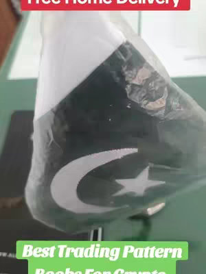 The cover image features a partially transparent plastic bag containing a flag-like item. The flag appears to be green, with a white crescent moon and star symbol. The text overlay reads "Best Trading Pattern" in a green rectangle.