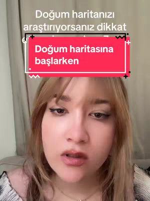 A selfie-style shot of a woman with blonde and gray hair and visible eye makeup. A text overlay in a red box hovers over her head, while another text overlay is above it.