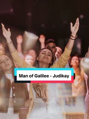 The cover image shows a woman in a crowd, arms raised in worship. A text overlay provides the song title and artist.