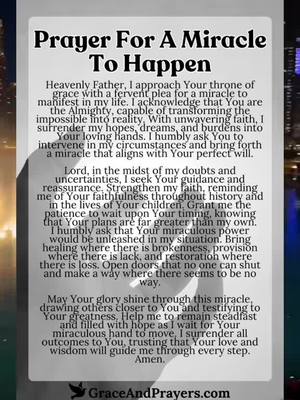 The cover image features a white rectangular space containing the text of a prayer. The background is a blurred image of a night cityscape with lights.