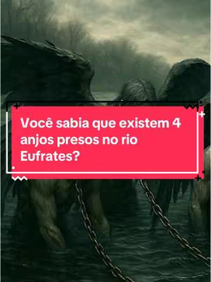 A dark and moody cover image featuring a fantasy scene. The foreground depicts chained figures submerged in murky water, possibly angels with large, feathered wings. Above, a distressed, overcast sky sets a gloomy tone. A red rectangular text overlay contains white text that poses a question.